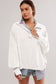 Blueberi B Women’s Exposed Seam Side Slit Long Sleeve Sweatshirt Polyester Viscose Size S-XL