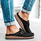 Blueberi B Round Toe Low Heel Buckle Loafers Elastomer PU Leather Size 4-11