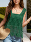 Blueberi B Women's Cutout Wide Strap Bathing Suit Cover-Up Cotton One Size