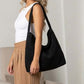 Miranda Oversized Hobo Shoulder Bag | Vegan Suede, Cotton/Polyester Lining | 15.25 x 4.5 x 13.75 in