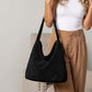 Miranda Oversized Hobo Shoulder Bag | Vegan Suede, Cotton/Polyester Lining | 15.25 x 4.5 x 13.75 in