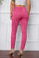 Basic Bae Women’s Stretchy Stitch Pants Rayon Nylon Spandex Size S-3XL