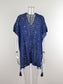 Blueberi B Women's Cutout V-Neck Cover-Up with Tassel Polyester One Size