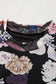 Bluberi B Women’s Floral Mock Neck Long Sleeve Mesh Top Polyester Elastane Size S-L