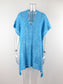 Blueberi B Women's Cutout V-Neck Cover-Up with Tassel Polyester One Size