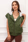 Blueberi B Women’s Drawstring Zip Up Hooded Vest Coat Polyester Size S-XL