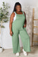 Double Take Women's Full Size Wide Strap Overall with Pockets Polyester Rayon Spandex Size S-2XL