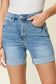 Judy Blue Women’s Full Size Tummy Control High Waist Denim Shorts Cotton Polyester Viscose Size S-4XL