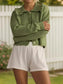 Blueberi B Women’s Frill Button Up Collared Neck Long Sleeve Cardigan Polyester Cotton Size S-XL