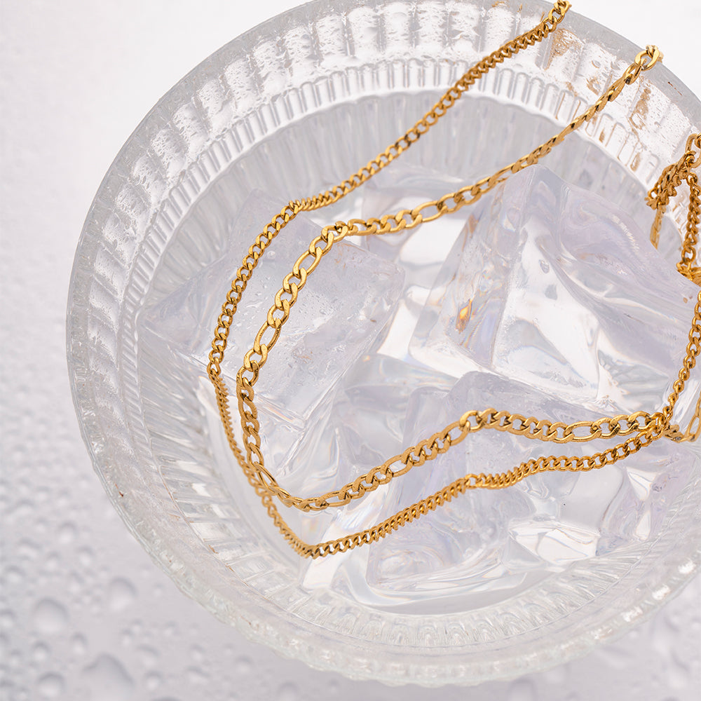 Women's Stainless Steel Double-Layered Necklace