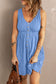 Blueberi B Women’s Sleeveless Button Down Mini Magic Dress Polyester Spandex Size S-2XL