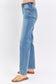Judy Blue Women’s Full Size High Waist Straight Jeans Cotton Rayon Polyester Spandex Size 0-24W
