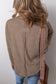 Blueberi B Women’s Notched Long Sleeve Top Polyester Cotton Size S-XL