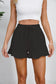 Blueberi B Women's Full Size Drawstring Ruffle Hem Shorts Cotton Size S-3XL