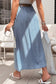 Blueberi B Women’s Frill Midi Skirt with Pockets Lyocell Size S-XL