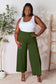 Double Take Women’s Full Size Smocked Wide Waistband Wide Leg Pants Rayon Spandex Size S-3XL