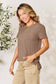 Basic Bae Women’s Full Size Round Neck Short Sleeve T-Shirt Rayon Spandex Size S-3XL