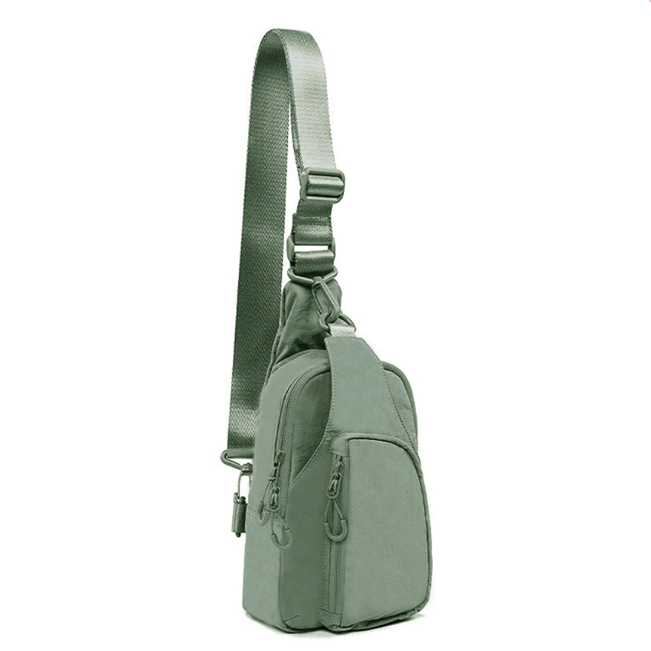 Pippa Easy-Wipe Nylon Reversible Sling Bag with Double D-Ring Clips