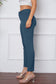 Basic Bae Women’s Stretchy Stitch Pants Rayon Nylon Spandex Size S-3XL