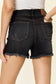 Judy Blue Women’s Full Size Tummy Control Fray Hem Shorts Cotton Polyester Viscose Spandex Size S-4XL
