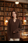 Cable-Knit Notched Long Sleeve Sweater
