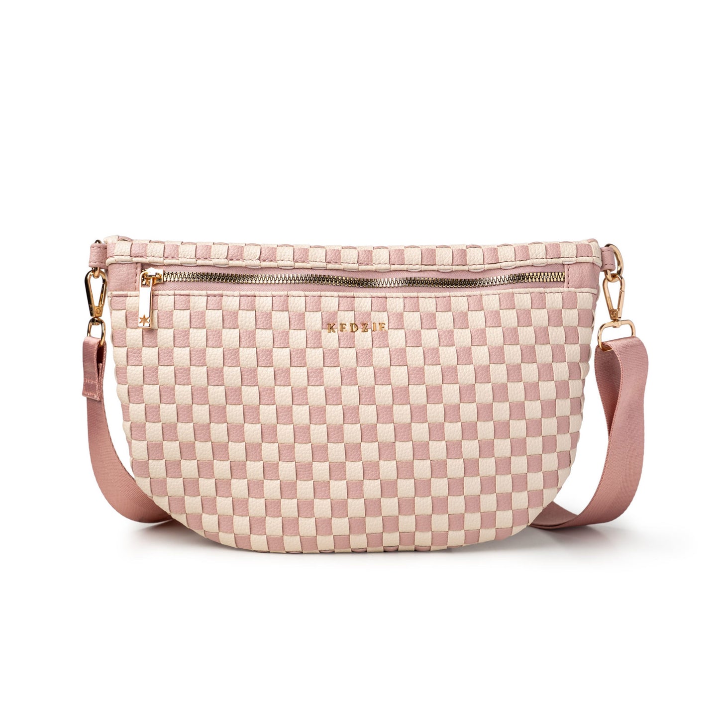 Kedzie Terrace Woven Crossbody Bag with Adjustable Strap