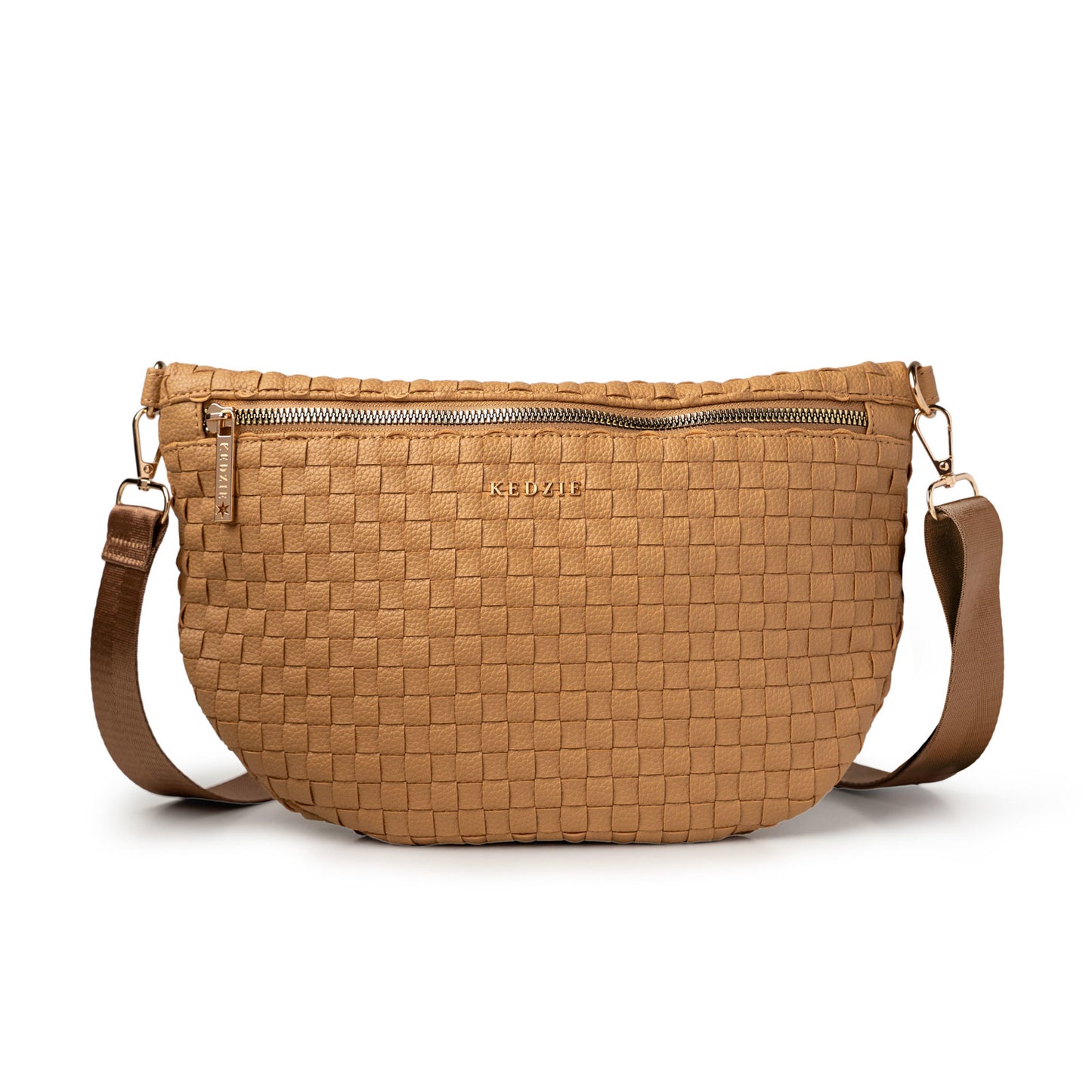 Kedzie Terrace Woven Crossbody Bag with Adjustable Strap