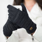 C.C® 100% Soft Knitted Acrylic Touchscreen Compatible Knit Gloves | One Size Fits Most