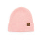 C.C® Recycled Polyester Cashmere Wool Fine Yarn Cuffed Beanie | One Size