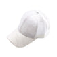Monochromatic Camo Mesh Back Snapback Messy Bun Ponytail Opening Baseball Cap | Teen–Adult