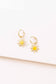 Sunset Hoop Earrings   14K