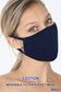 Jersey Knit  Lined Reusable Washable Protective  Face Mask Multiple Colors Available