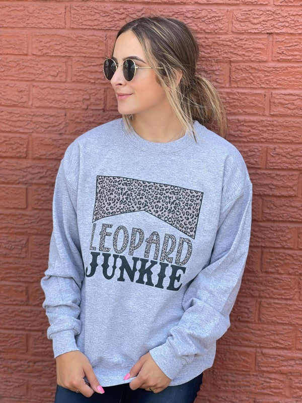 Leopard Junkie Long Sleeve Sweatshirt