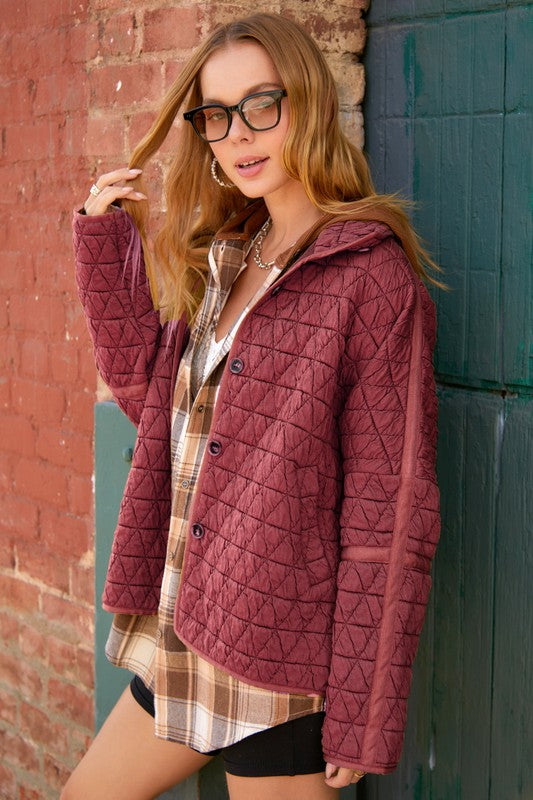 Rosie Soft Quilted Oversized Jacket