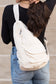 Oversized Women’s Canvas Sling Bag Cotton One Size