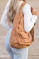 Oversized Women’s Canvas Sling Bag Cotton One Size