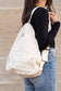 Oversized Women’s Canvas Sling Bag Cotton One Size