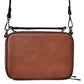 Kelsey Crossbody Handbag Camel Back view Oprah's favorite things.