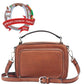 Kelsey Crossbody Handbag Camel Front view Oprah's favorite things.