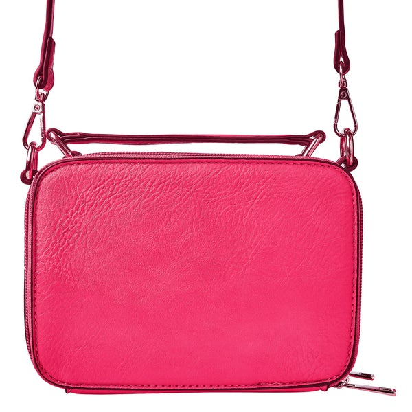 Kelsey Crossbody Handbag Pink Back view Oprah's favorite things.