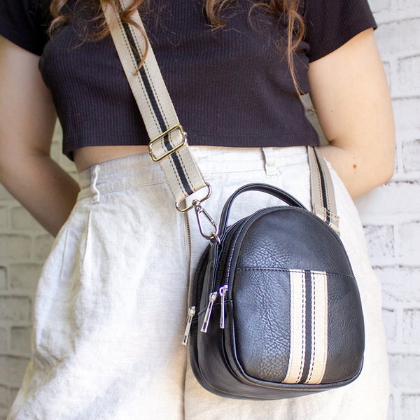 NEW! Oval Crossbody (Multiple Colors) with Guitar Strap Included