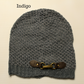 Bumble Knit Hat with Buckle by Simply Noelle