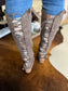 Very G Romero High Top Lace Up Back Boots - Faux Leather - Brown - Sizes 6-11
