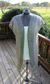 Diamond Trim Long Knit Vest