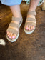 Very G Club Platform Sandals - Faux Leather - Taupe Leopard - Sizes 6-11