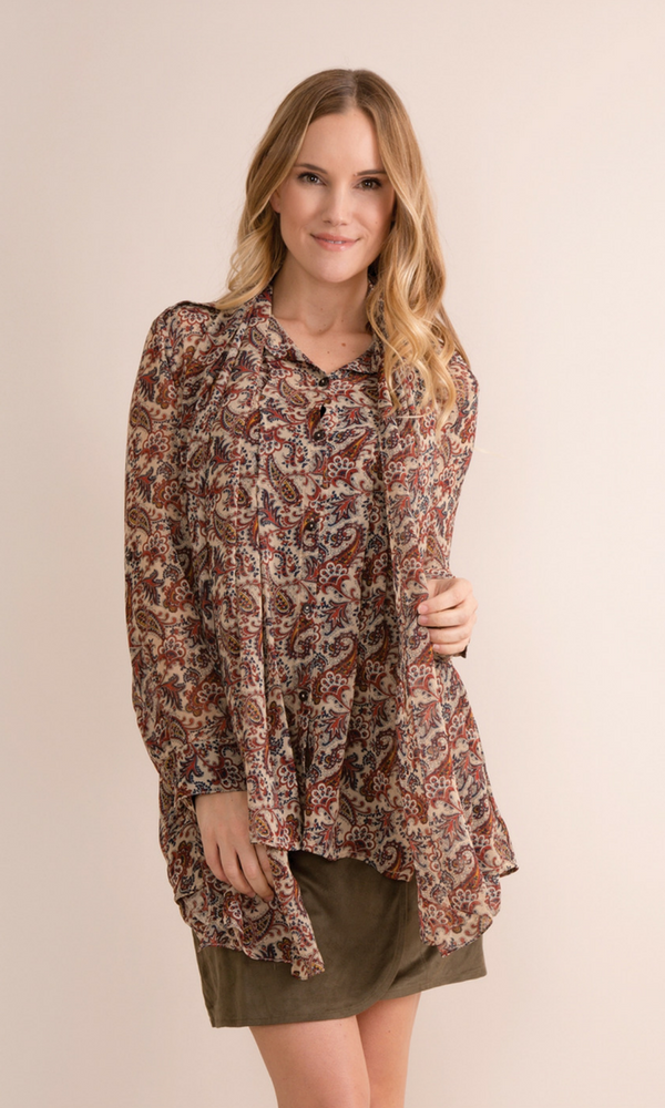 Fall for Paisley Top By Simply Noelle