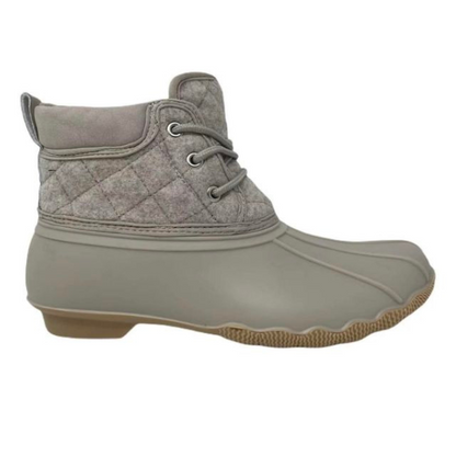 Gypsy Jazz Quack Snow Rain Mud Boot - Rubber & Polyester - Gray - Sizes 6-11