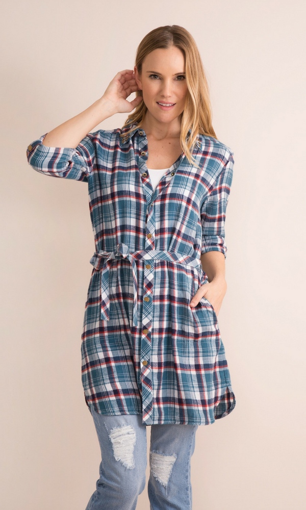 Rodeo Plaid Jacket/Dress By Simply Noelle
