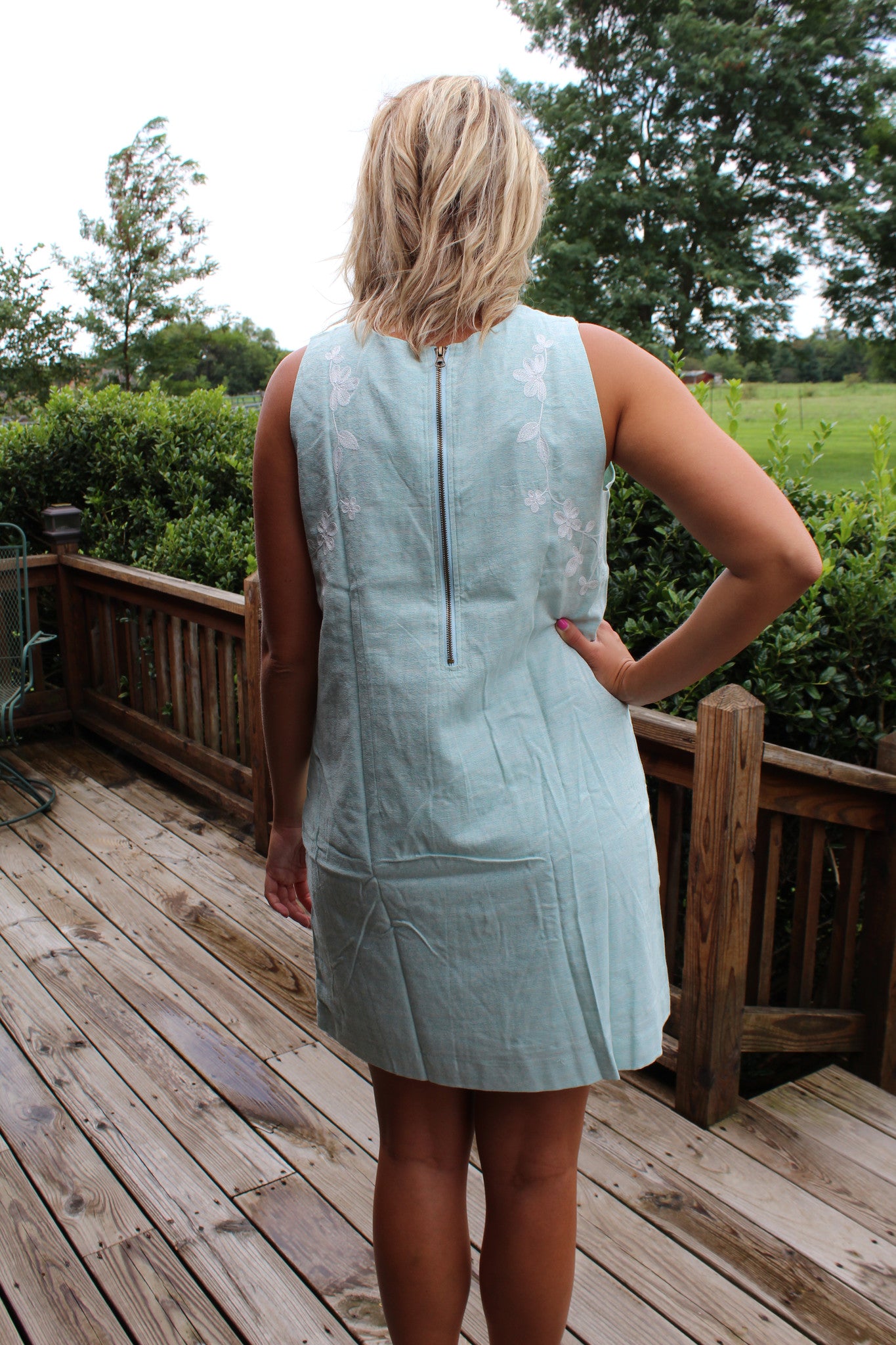 Embroidered sales day dress