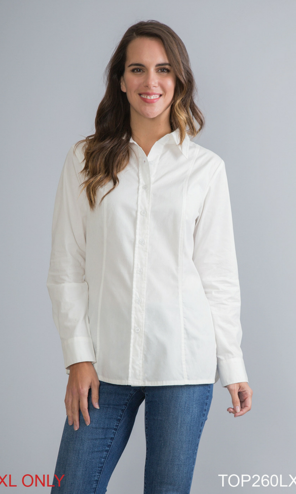 The Oxford Flex Shirt by Simply Noelle